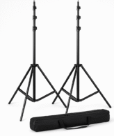 Zella 14ft Heavy-Duty Light Stand Kit (2 Stands + Bag)