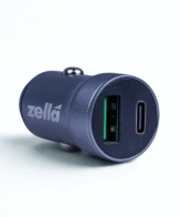 Zella 36W Dual Port Car Charger (USB-A + USB-C)